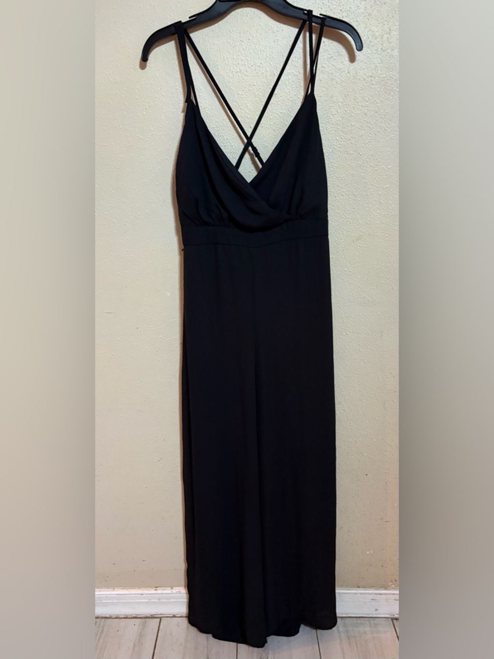 Inspired Hearts Black Strappy Jumpsuit